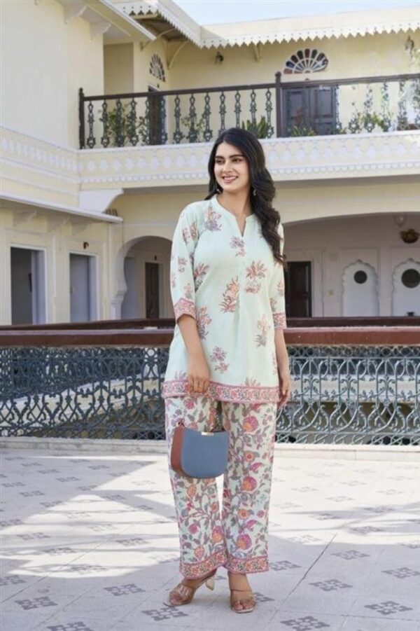 Cotton Flex Pure Crepe Co-Ord Set
